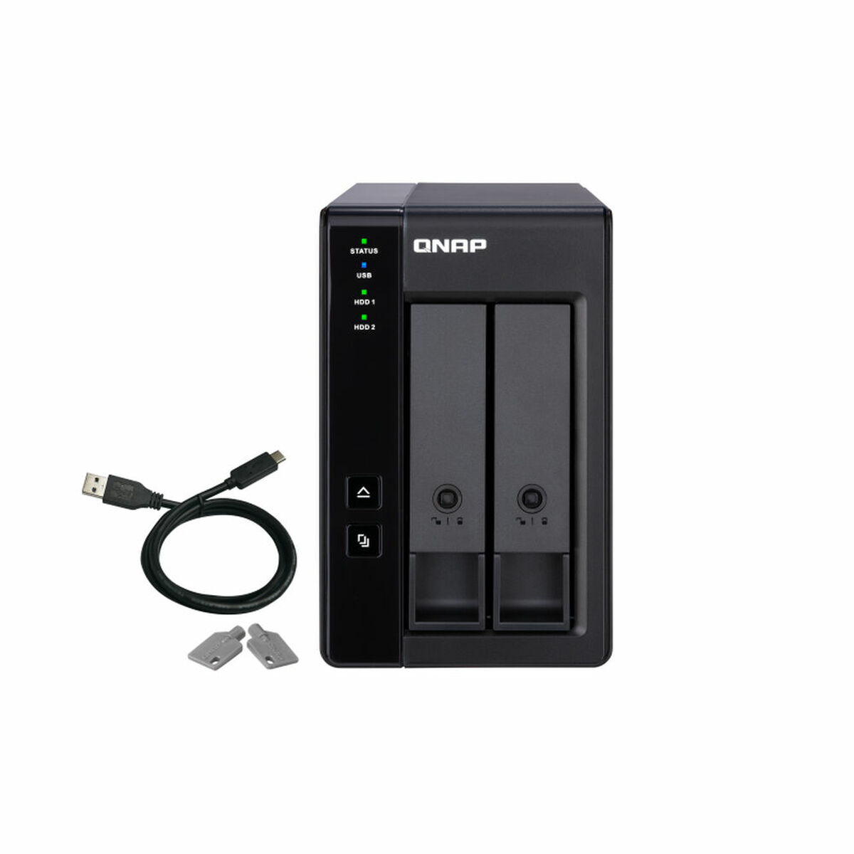 Stocare în Rețea NAS Qnap TR-002 Negru